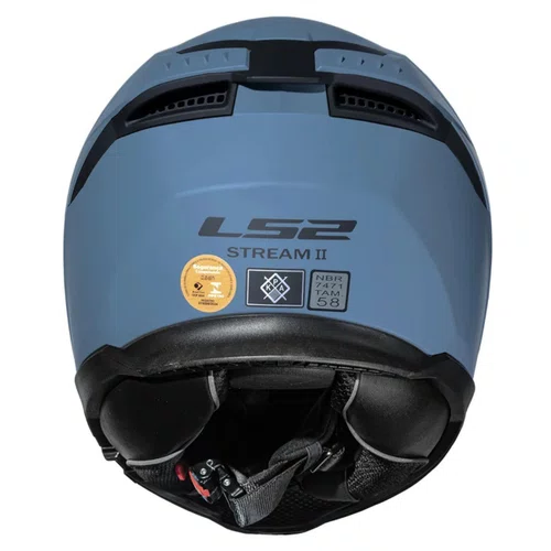 Capacete LS2 FF808 Stream 2 Monocolor Misty Azul