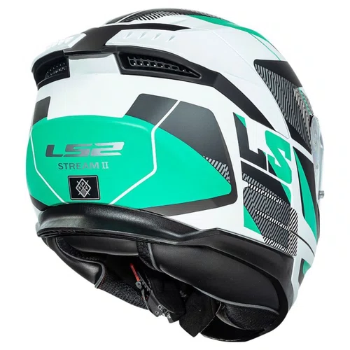 Capacete LS2 FF808 Stream 2 Road Cyan Cinza
