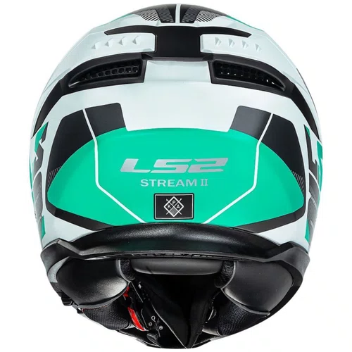 Capacete LS2 FF808 Stream 2 Road Cyan Cinza