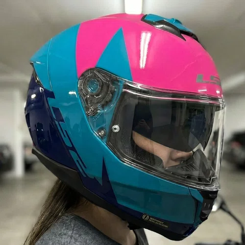 Capacete LS2 FF808 Stream 2 Thunderbiz Azul