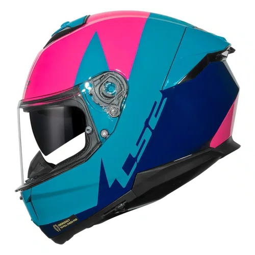 Capacete LS2 FF808 Stream 2 Thunderbiz Azul