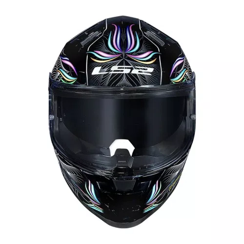 Capacete LS2 FF811 Vector 2 Tropical Preto