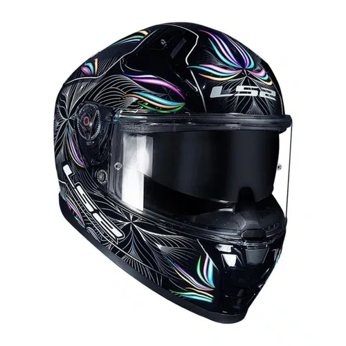 Capacete LS2 FF811 Vector 2 Tropical Preto