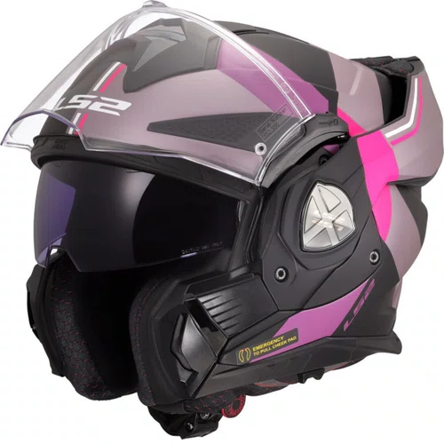 Capacete Ls2 Ff901 Advant X Ultra Roxo Cinza Fosco
