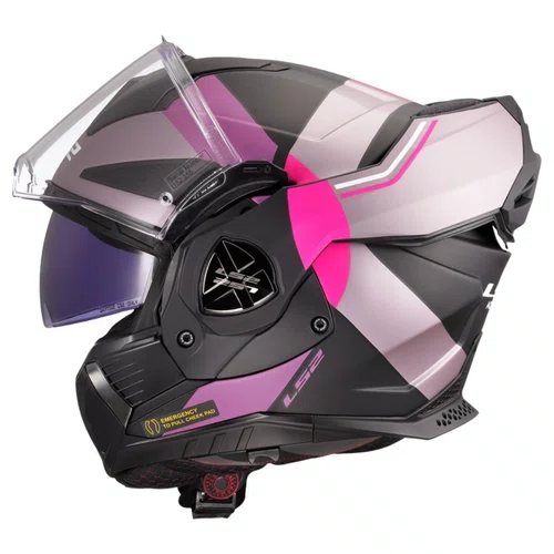 Capacete Ls2 Ff901 Advant X Ultra Roxo Cinza Fosco