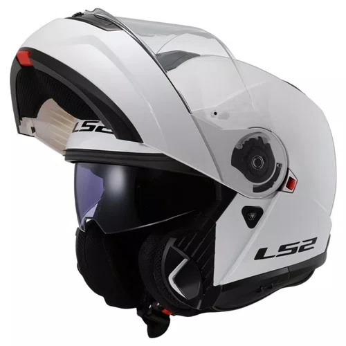 Capacete Articulado LS2 FF908 Strobe 2 Branco Original Premium