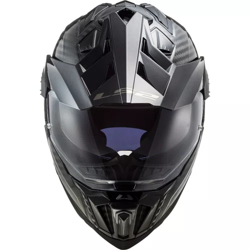 Capacete Fechado Ls2 Mx701 Explorer Carbon Solid Original Premium
