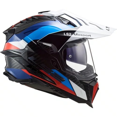 Capacete Ls2 Mx701 Frontier Full Carbon 3x1 Com Óculos Solar