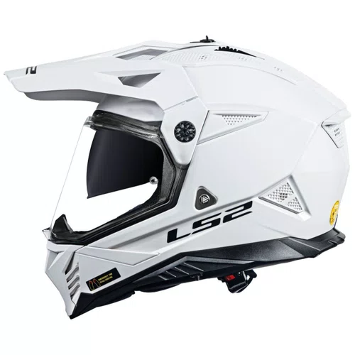 Capacete Fechado Ls2 MX702 Pioneer 2 Monocolor Branco