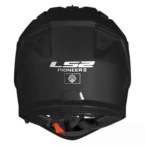 Capacete Ls2 MX702 Pioneer 2 Monocolor Preto Fosco