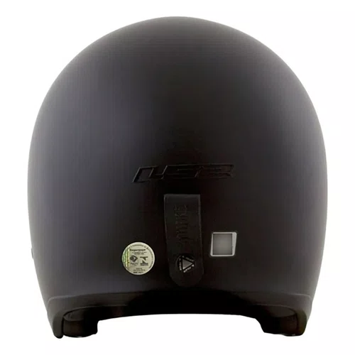 Capacete Aberto Ls2 OF599 Spitfire Monocolor Preto Fosco