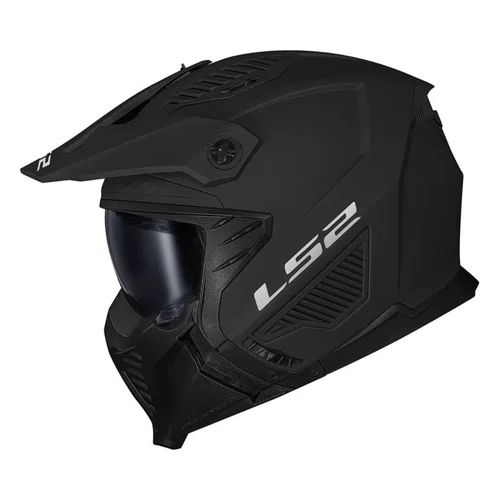 Capacete Aberto Dual LS2 OF606 Drifter Preto Fosco