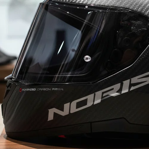 Capacete Norisk Carbon R Solid Preto Fosco