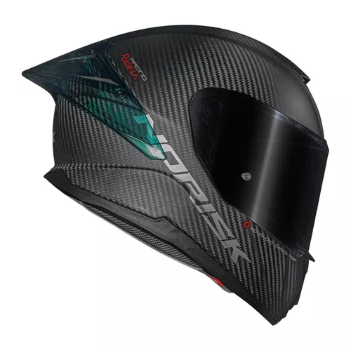 Capacete Norisk Carbon R Solid Preto Fosco