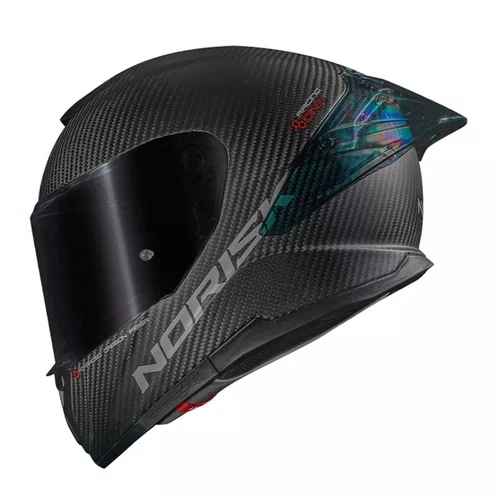 Capacete Norisk Carbon R Solid Preto Fosco