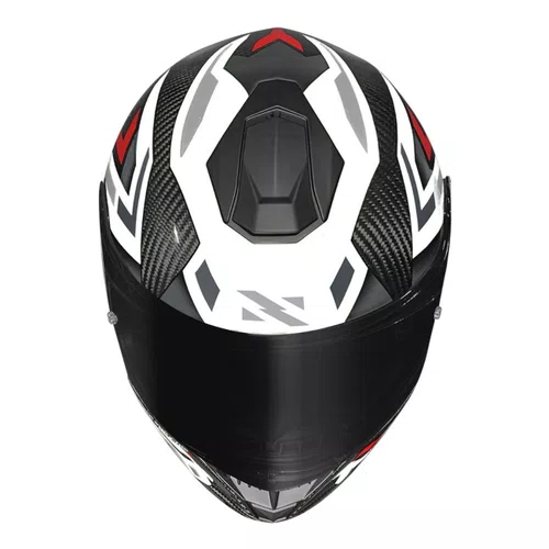 Capacete Norisk Carbon R Spot Branco