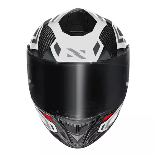 Capacete Norisk Carbon R Spot Branco