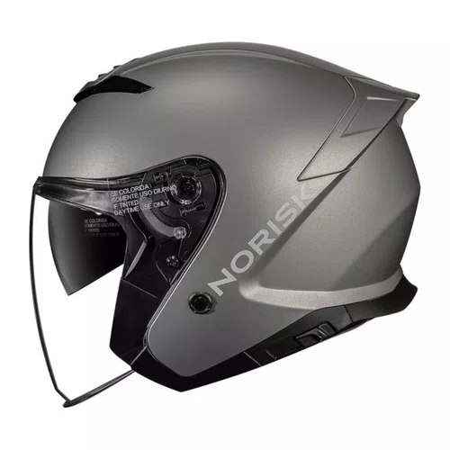 Capacete Norisk City Monocolor Cinza Fosco