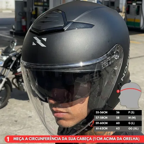 Capacete Norisk City Monocolor Preto Fosco