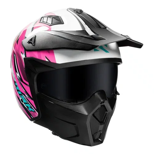 Capacete Norisk Darth II Storm Rosa