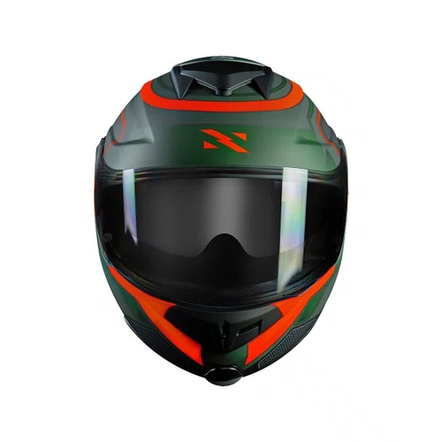 Capacete Norisk Ff345 Route Speedmax Verde Laranja