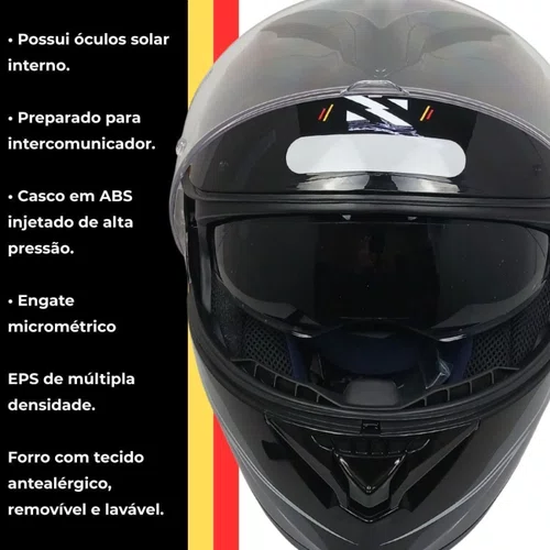 Capacete Articulado Norisk Force 2 Grand Prix Alemanha