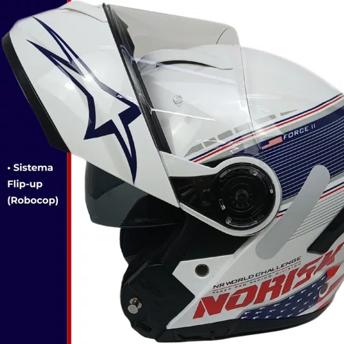 Capacete Articulado Norisk Force 2 Grand Prix USA