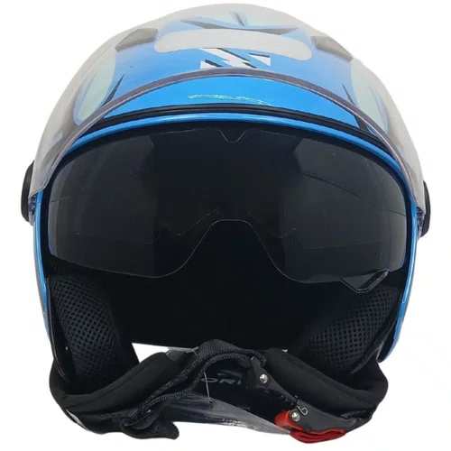 Capacete Aberto Norisk Orion SV Danger Azul