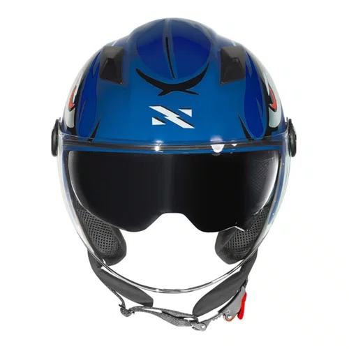 Capacete Aberto Norisk Orion SV Danger Azul Escuro
