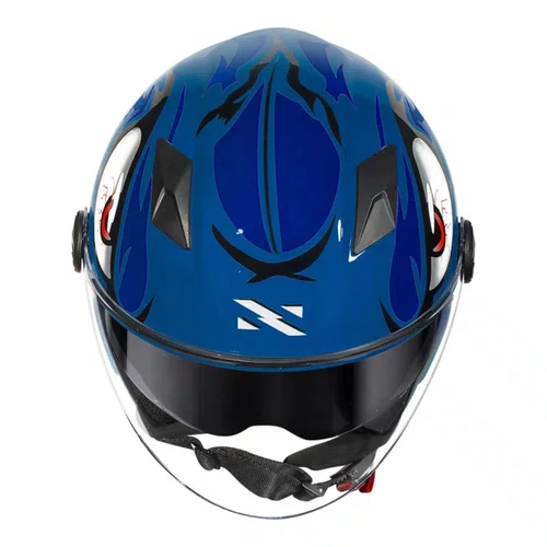 Capacete Aberto Norisk Orion SV Danger Azul Escuro