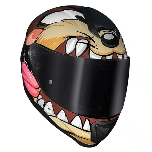 Capacete Fechado Norisk Razor Looney Tunes Taz