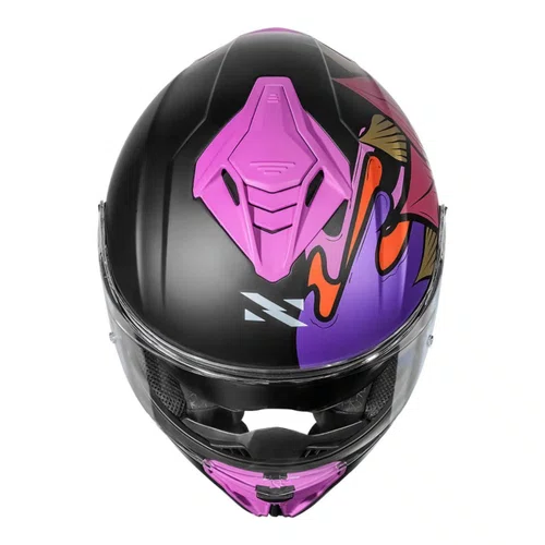 Capacete Norisk Strada 2 Lotus Preto Rosa Fosco
