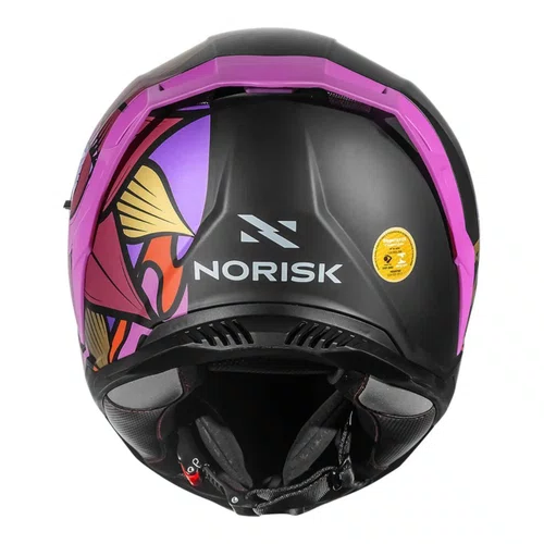 Capacete Norisk Strada 2 Lotus Preto Rosa Fosco