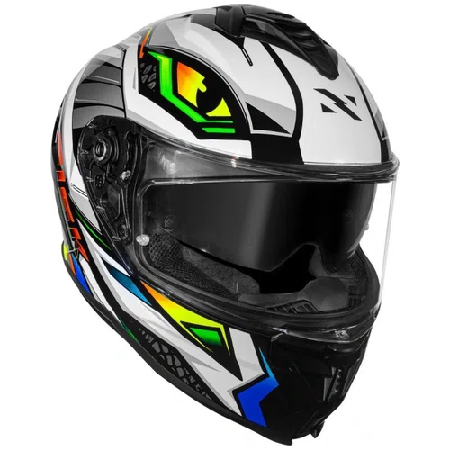 Capacete Fechado Norisk Strada 2 Reptel Vermelho Azul