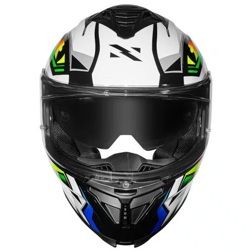 Capacete Fechado Norisk Strada 2 Reptel Vermelho Azul