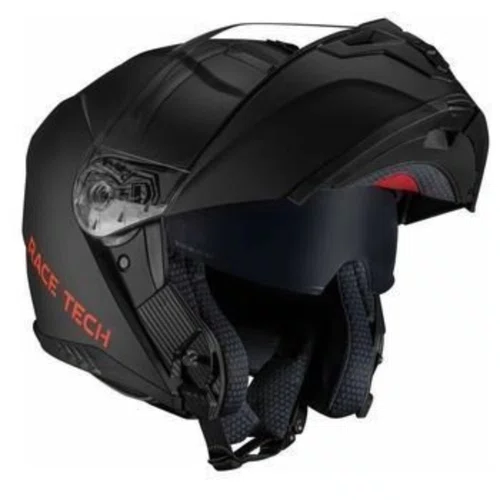 Capacete Articulado Race Tech Signal Preto Fosco