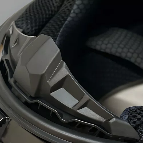 Capacete Fechado Racer1 Rc1 Icone Preto Cinza Vermelho