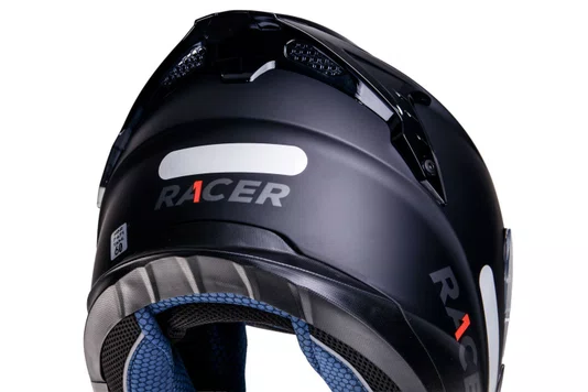 Capacete Aberto Racer1 Rc3 Wind-R Monocolor Preto Fosco