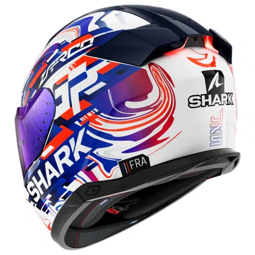 Capacete Shark Skwal I3 Zarco GP Branco Azul
