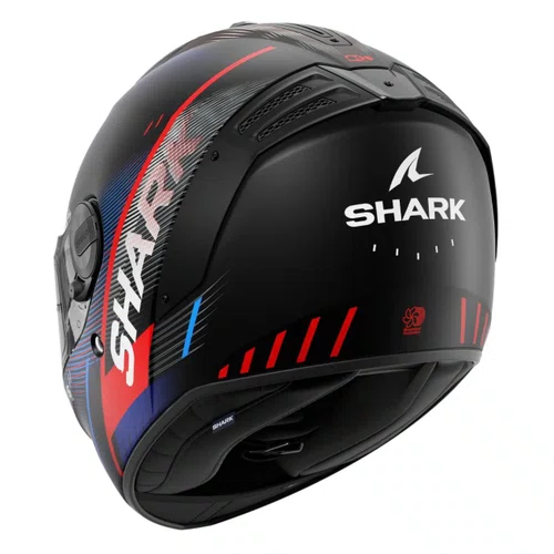 Capacete Shark Spartan RS Speed Tech Preto Vermelho Azul