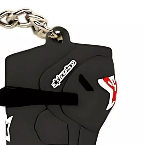 Chaveiro Alpinestars New Tech 10 Preto 3D Original Premium