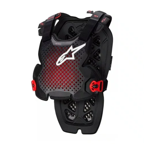 Colete Alpinestars A1 Pro Chest Protector Preto Vermelho