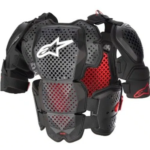 Colete Alpinestars A10 V2 Chest Protector Preto Vermelho