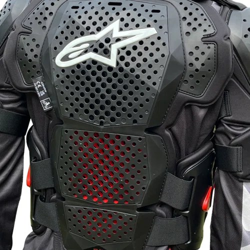 Colete Alpinestars A10 V2 Chest Protector Preto Vermelho