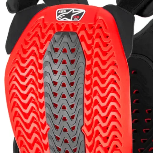 Colete Alpinestars A5 Plasma Chest Protector Preto Vermelho Branco