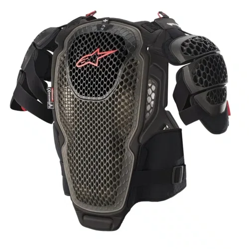 Colete Alpinestars A6 Chest Protector Preto Vermelho