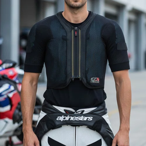 Colete Alpinestars Tech Air 7 X Preto Vermelho