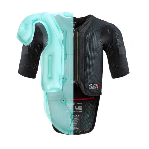 Colete Alpinestars Tech Air 7 X Preto Vermelho