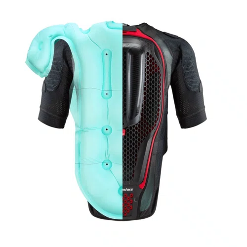 Colete Alpinestars Tech Air 7 X Preto Vermelho