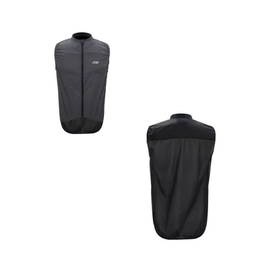 Colete Corta Vento ASW Essentials Cinza Preto